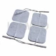 Electrod electroterapie adeziv, mufa 2mm, 45x50mm, set 4buc 