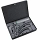 Set laringoscop F.O. GIMA GREEN cu 4 lame MC-INTOSH, Nr. 1-2-3-4, adult 