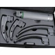 Set laringoscop F.O. GIMA GREEN cu 4 lame MC-INTOSH, Nr. 1-2-3-4, adult 