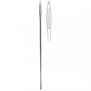 Stilet butonat, varf ascutit, D2mm,  L13cm