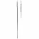 Stilet butonat, varf ascutit, D2mm,  L13cm