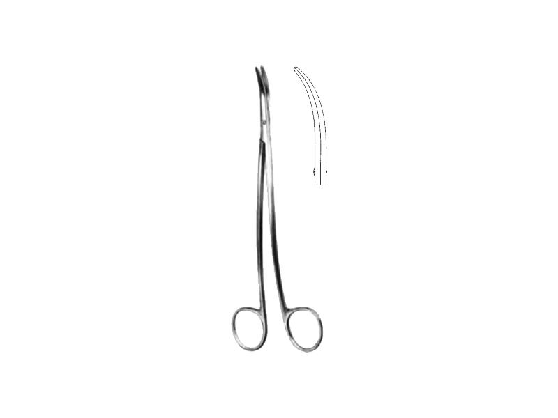 Foarfeca operatii METZENBAUM, forma S,  cu TC, L18cm