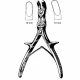 Rongeur pentru os STILLE-LUER, varf 10mm,  curb, L22cm