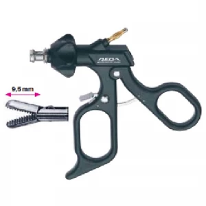 Pensa de prehensiune REDDICK-OLSEN, actiune dubla, zimtata, maner ergonomic cu clichet, buton on/off, cu HF, pivotant, demontabil, falci 9.5mm, D5mm, L360mm 