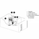 Sterilizator medical de aer CW-650, max. 1200m3/h 