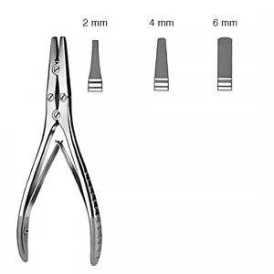 Cleste de prehensiune, L18cm,  varf 4mm