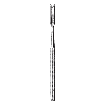 Dalta HAJEK, forma in V, L16cm,  varf 6mm