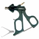 Pensa col uterin, actiune dubla, maner ergonomic cu clichet, maneta on/off, cu HF, pivotant, demontabil, 1x1 dinti, falci 22mm, D5mm,  L330mm