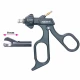 Foarfeca HOOK, actiune singulara, dreapta, maner ergonomic uni fara clichet, cu HF, pivotant, demontabil, falci 9mm, D5mm,  L330mm