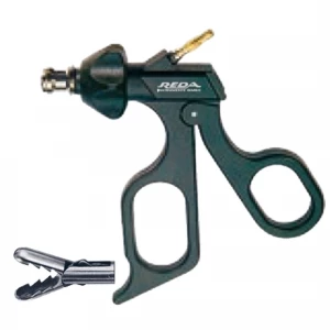 Pensa biopsie ALLIGATOR, actiune dubla, zimtata, maner ergonomic, cu HF, pivotant, demontabil, falci 11mm, D5mm, L330mm 