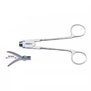 Foarfeca WONDERCUT, actiune dubla, curba, maner axial, fara clichet, falci 20mm, D5mm, L360mm 