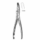 Rongeur pentru os RUSKIN, curb, varf 6mm, L23cm 