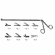 Pensa bronhoscopie CHEVALIER-JACKSON,  L30cm (Fig 1)