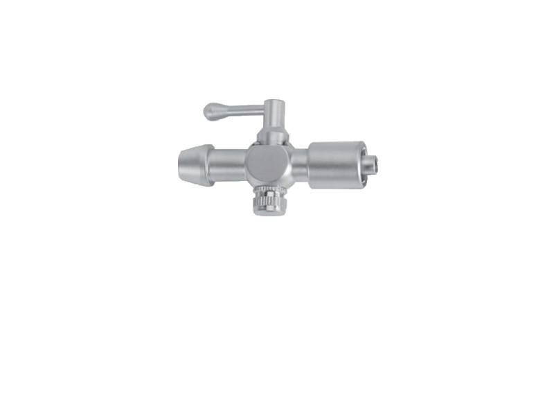 Robinet cu adaptor tip LL pentru furtun silicon, D6mm,  filet interior (tip mama)