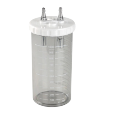 Vas colector B-6, cu capac, 1l 