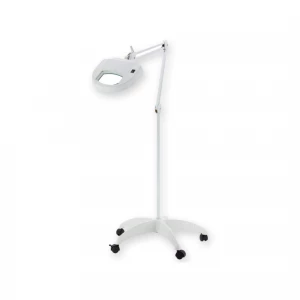 Lampa VISTA WOOD pe suport mobil, lumina albastra 