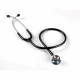 Stetoscop CLASIC, pediatric, capsula dubla, negru 