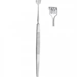Retractor KNAPP, bont, 4 dinti, L13cm 