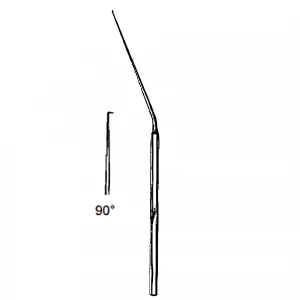 Carlig, L15.5cm,  unghiular 90grd, spre dreapta, D0.6mm