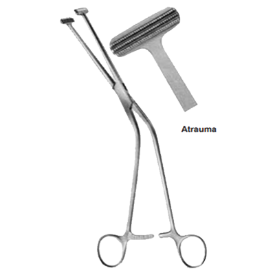 Pensa de prehensiune a lobului MILLIN, atraumatica, L23.5cm 