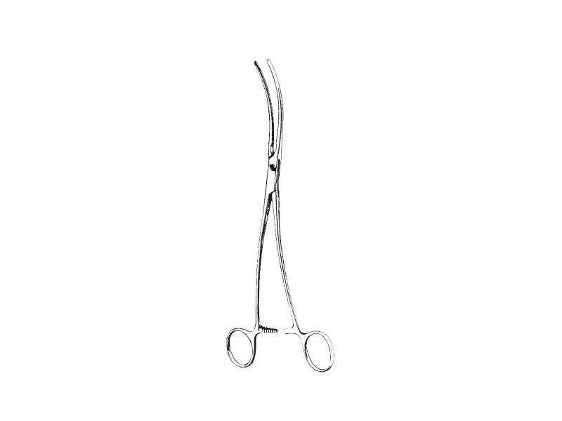 Clema anevrism DE BAKEY-BAHNSON, falci 66mm, L23cm 