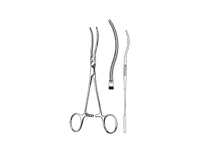 Clema vasculara multifunctionala DE BAKEY, L17cm 
