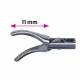 Insertie pensa KELLY, actiune dubla, curba la stanga, falci 11mm, D5mm,  L360mm