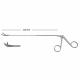 Micro-foarfeca laringe, L23cm,  curba 45grd in sus