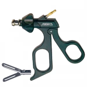 Pensa intestinala DORSEY (JOHANN), actiune dubla, fenestrata, maner ergonomic uni fara clichet, cu HF, pivotant, demontabil, falci 20mm, D5mm,  L330mm