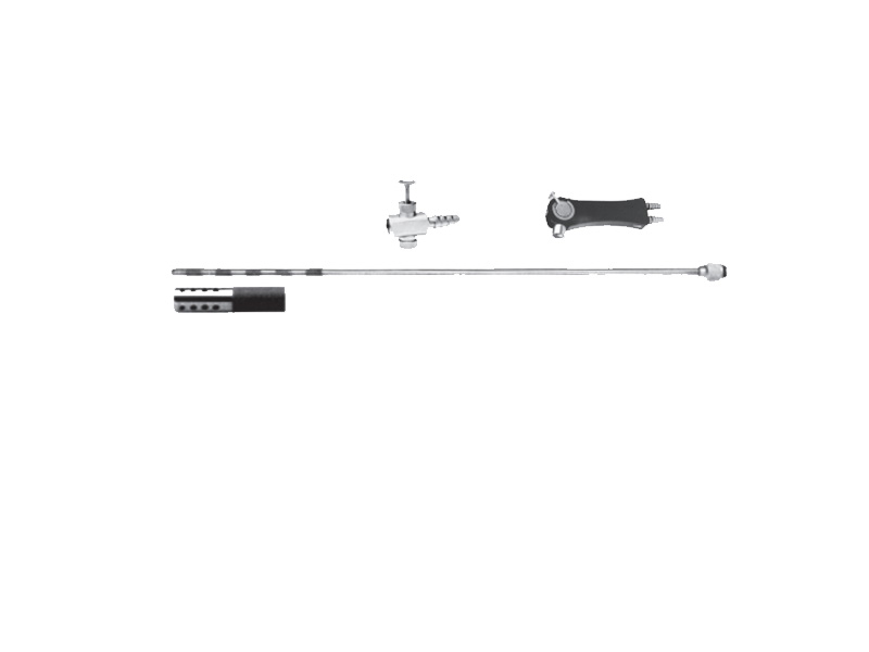 Tub aspirare-irigare, filet M8x1, 4 gauri, D5mm, L340mm 