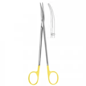 Foarfeca ligatura WAVECUT, cu TC, curba,  L23cm