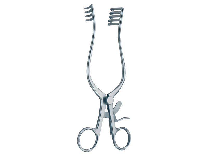Retractor ADSON, bont, deschidere 150mm, lama 28x35mm, L32cm 