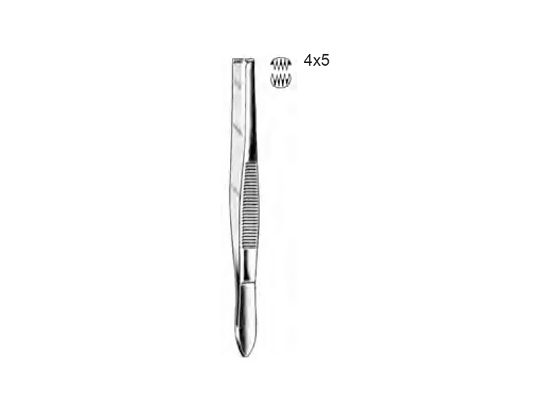Pensa chirurgicala STANDARD, 4x5 dinti, L13cm 