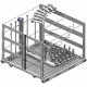 Suport pentru instrumentar anestezie TH038A 
