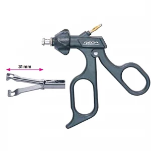 Clema BABKOCK, actiune dubla, dinti distali, maner ergonomic uni fara clichet, cu HF, pivotant, demontabil, falci 31mm, D5mm, L330mm 