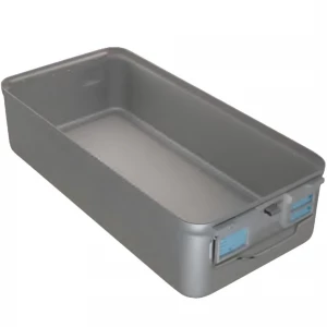 Container sterilizare XL, fara capac, baza neperforata,  600x400x180mm