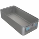 Container sterilizare XL, fara capac, baza neperforata,  600x400x180mm