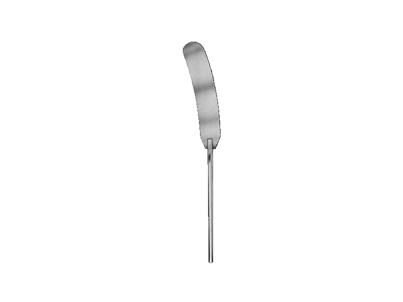 Spatula cerebrala HEIFETZ, maleabila,  14mm, L20cm