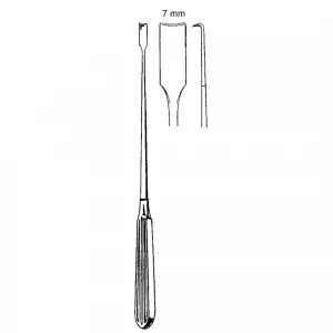 Retractor SCOVILLE, drept, varf 7mm, L23cm 