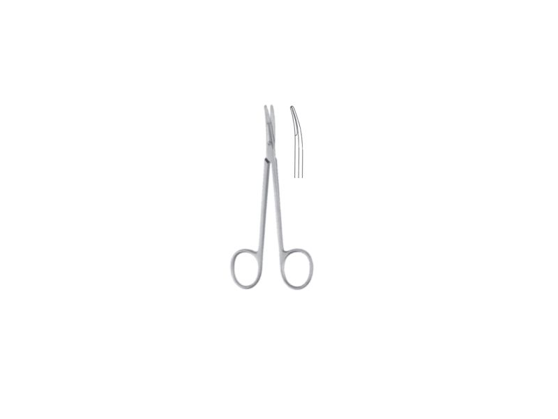 Foarfeca blefaroplastie GREENBERG-PAR, L11.5cm,  curba