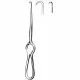 Retractor VOLKMANN, L21.5cm,  ascutit, 1 dinte