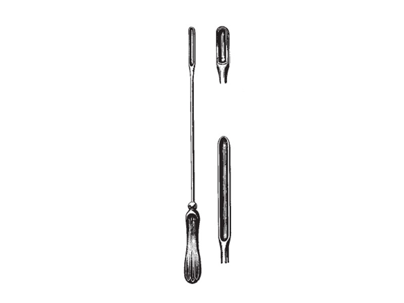 Chiureta calculi biliari MAYO, L27cm,  dimensiuni mari