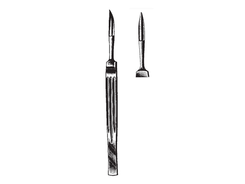 Bisturiu nazal JOSEPH, L16cm,  drept, bont