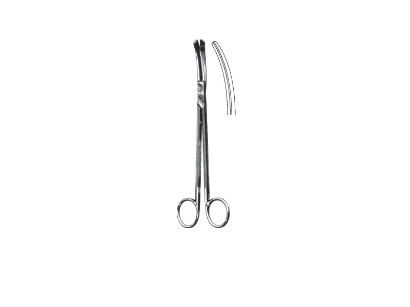 Foarfeca amigdale GOOD, curba, L19cm 