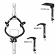 Retractor abdominal complet OSULLIVAN-OCONNOR, cu 3 valve 