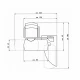 Unit oftalmologic PANVISUS MOON FISO cu platan deplasabil pentru doua instrumente 