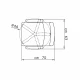 Scaun oftalmologic STANDARD FISO, pneumatic 