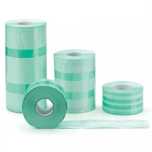 Rola pungi cu pliu pentru sterilizare, 100mx200x30mm 