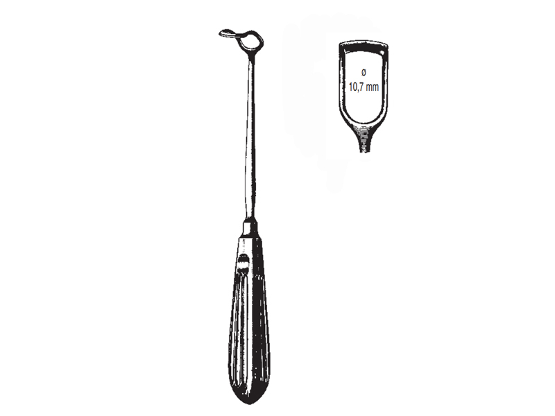 Chiureta adenoida BARNHILL, L21cm,  D10.7mm (Fig 0)