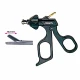 Foarfeca peritoneu, actiune singulara, dreapta, serata, maner ergonomic uni fara clichet, cu HF, pivotant, demontabil,  falci 10.5mm, D5mm, L450mm 